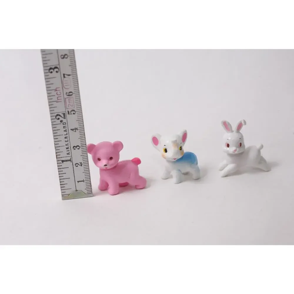 Japan Charmy Chan Animal Figurine Lot Bear Elephant Rabbit ~ 260730-WH 467